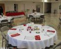 2016 Valentine's Day Banquet Setup